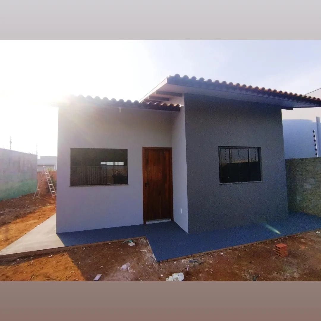 Fachada com cobertura cerâmica